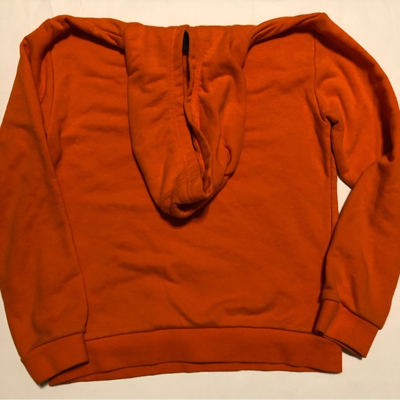 Adidas x Pharrell Williams Humanrace Yourh Orange Hoodie Breathe Thoughts - Picture 8 of 10